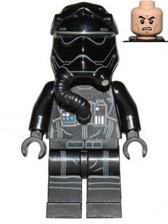 Lego Star Wars First Order TIE Fighter Pilot Two White Lines on Helmet sw0672 Shop device