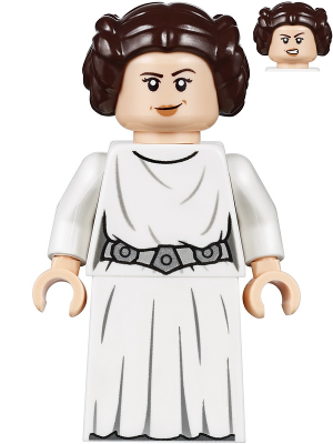 Lego Star Wars Princess Leia White Dress Detailed Belt Skirt Part sw1036