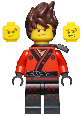 Минифигурка Lego Ninjago Kai - The LEGO Ninjago Movie, Hair, Pearl Dark Gray Scabbard njo360