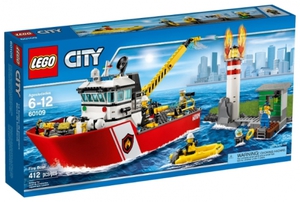 Конструктор LEGO City 60109 Пожарный бот