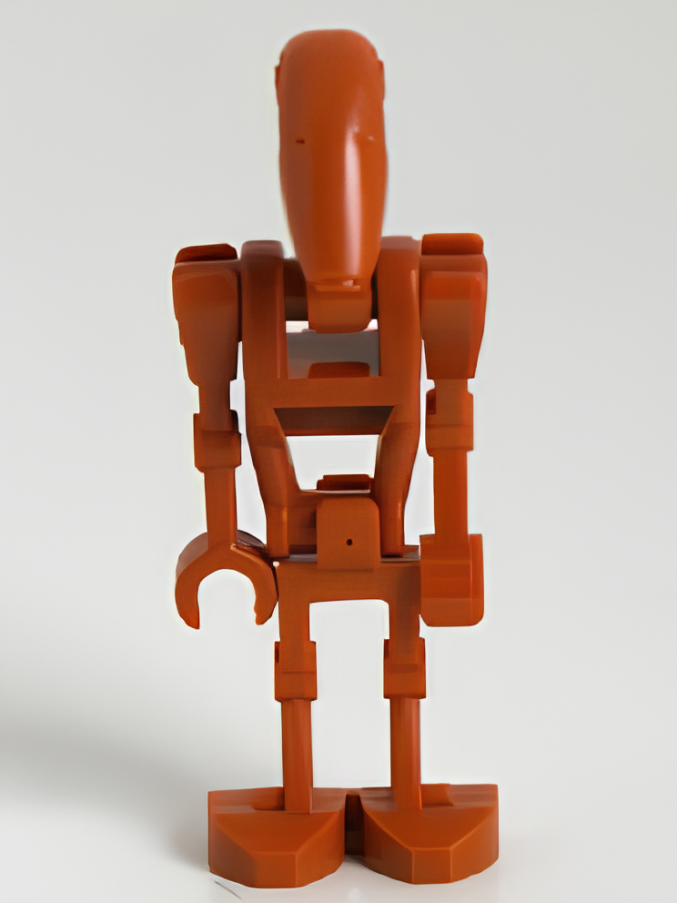 Lego Star Wars Battle Droid Dark Orange Angled Arm and Straight Arm sw0467 U