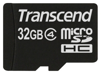 Карта памяти Transcend microSDHC 32 ГБ [TS32GUSDC4]