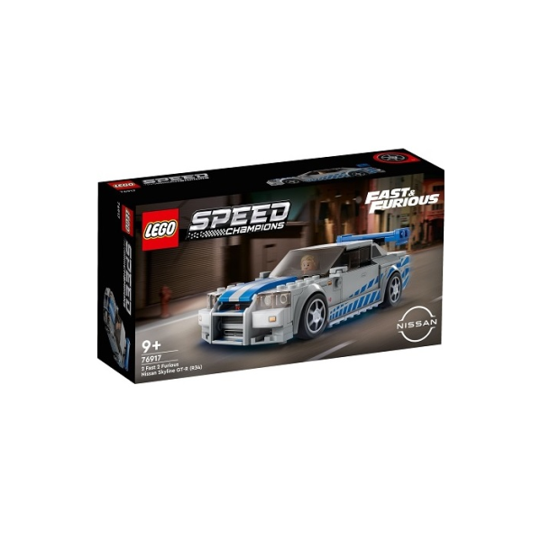 Конструктор LEGO Speed Champions 76917 Fast 2 Furious Nissan Skyline GT-R (R34)