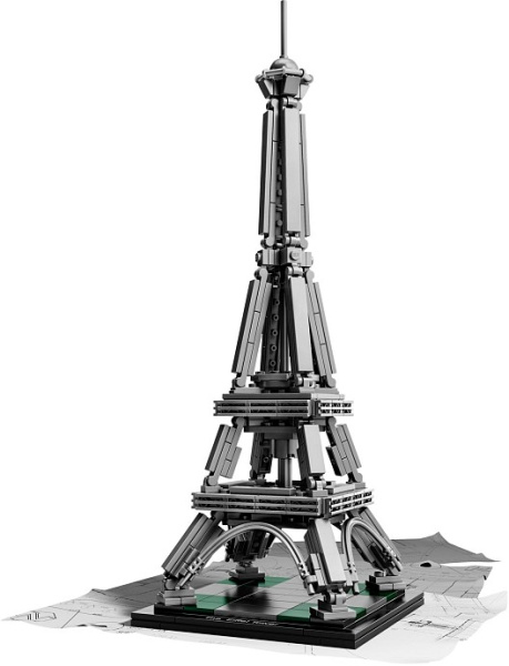 Конструктор LEGO Architecture 21019 Эйфелева башня USED ( без коробки , без инструкции )