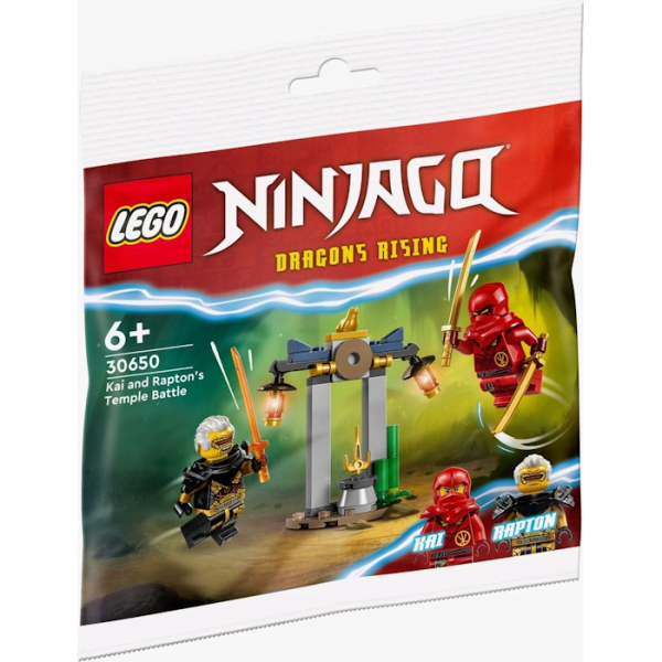 Конструктор LEGO Ninjago 30650 Кай и битва за храм Рэптона