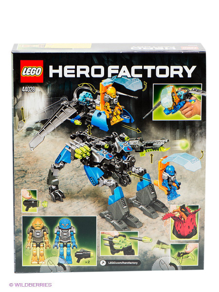 Конструктор LEGO Hero Factory 44028 Боевая машина сурж & роки