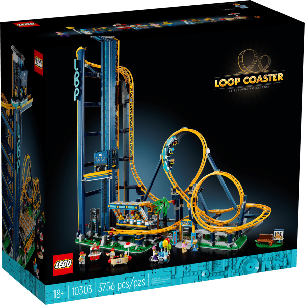 Конструктор LEGO Creator 10303 Американские горки: Петля УЦЕНКА (Плохая коробка)
