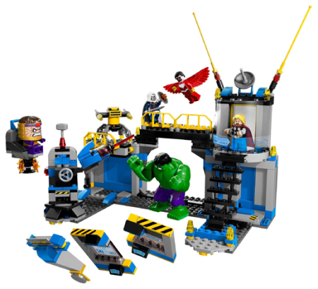 Конструктор LEGO Marvel Super Heroes 76018 Халк: разгром лаборатории Used